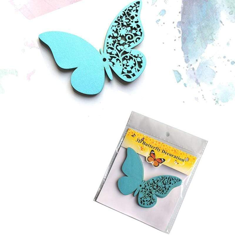 Half Hollow 3D Butterfly Wall Sticker Stickers