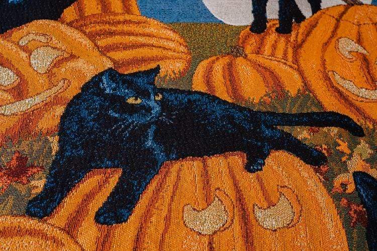 Halloween Cat Throw Blanket Blankets & Throws