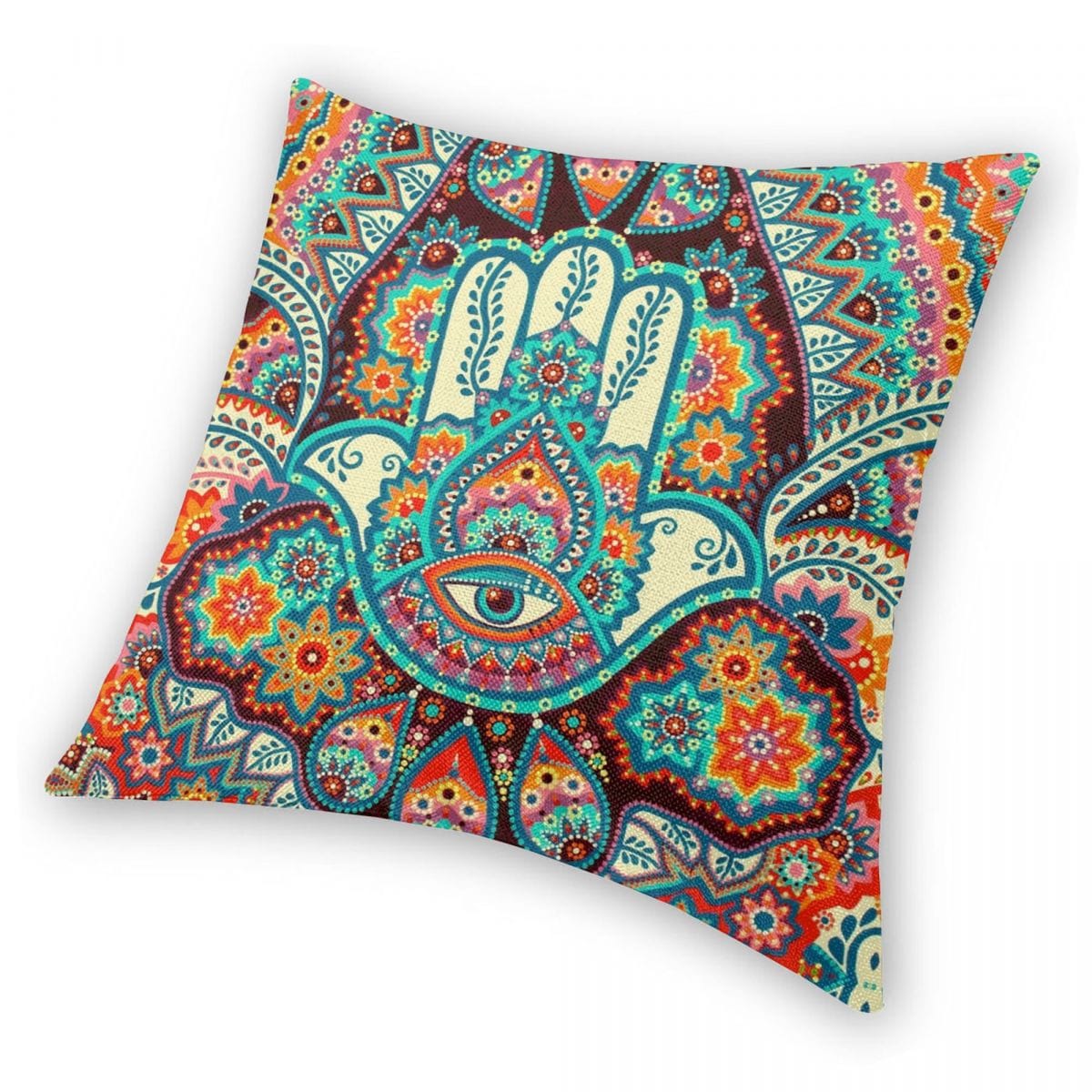 Hamsa Hand Cushion Cover