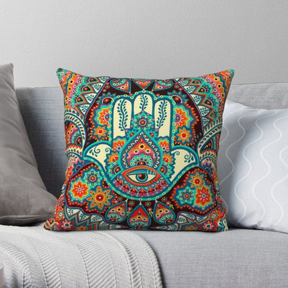 Hamsa Hand Cushion Cover