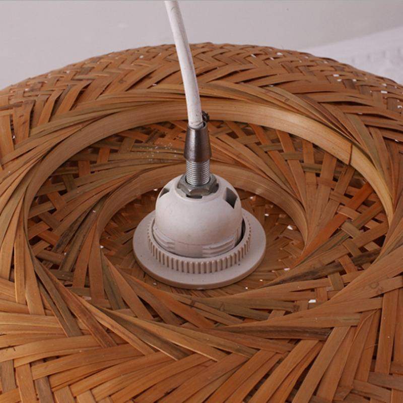 Hand Knitted Bamboo Weaving Chandelier