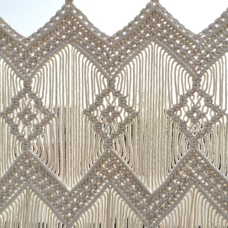 Hand Woven Macrame Hanging Door Curtain