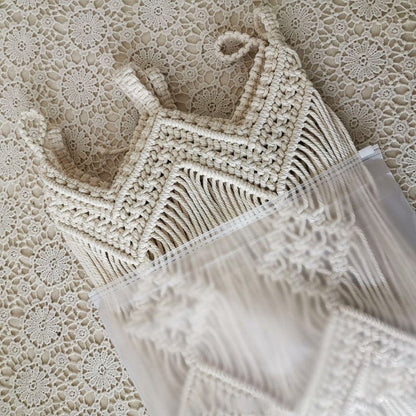 Hand Woven Macrame Hanging Door Curtain