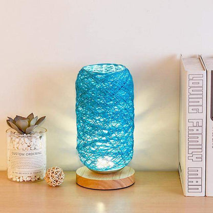 Hand Woven Rattan Night Light