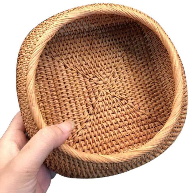 Hand-Woven Small Basket Box