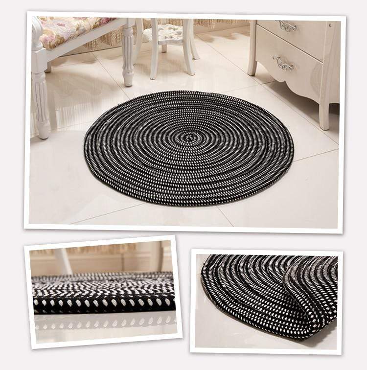 Hand Woven Thicken Round Rugs Rugs