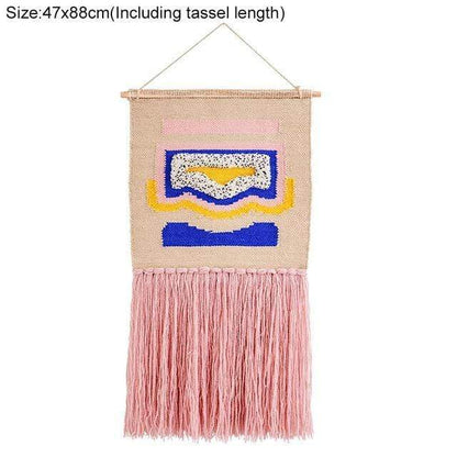 Hand Woven Tufted Wall Hanging Tapestries