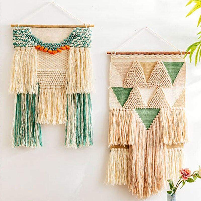 Hand Woven Tufted Wall Hanging Tapestries