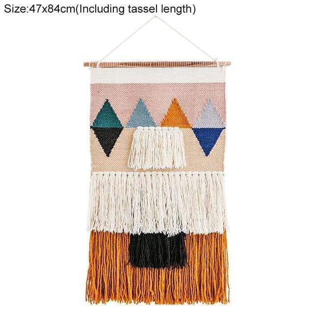 Hand Woven Tufted Wall Hanging Tapestries