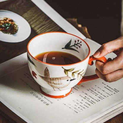 Hand-painted Animals Ceramic Coffee Mug