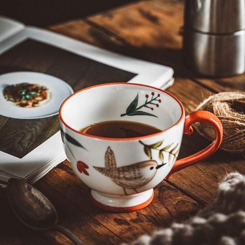 Hand-painted Animals Ceramic Coffee Mug