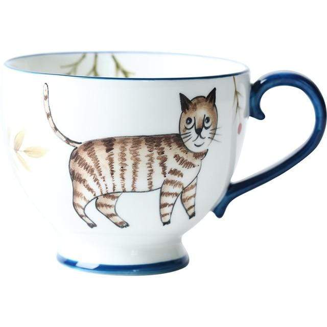 Hand-painted Animals Ceramic Coffee Mug