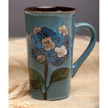 Hand-painted Floral Ceramic Cup Mugs & Teacups