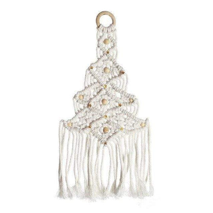 Hand-woven Christmas Tree Macrame