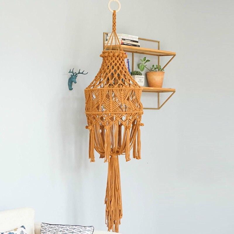 Hand-woven Macrame Lampshade