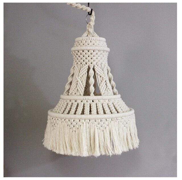 Handcraft Tasseled Lampshade