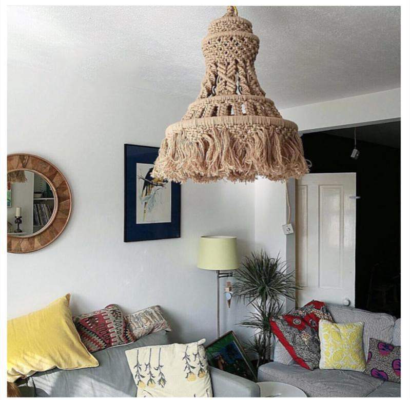 Handcraft Tasseled Lampshade