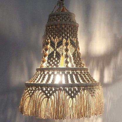 Handcraft Tasseled Lampshade