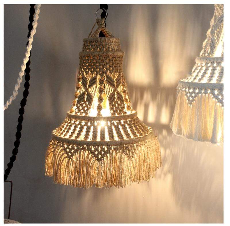 Handcraft Tasseled Lampshade