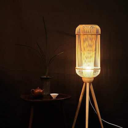 Handmade Bamboo Floor Lamp