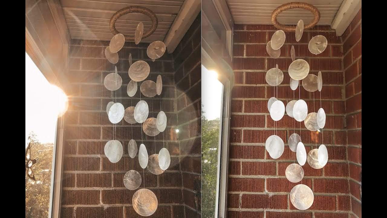 Handmade Capiz Shell Wind Chime