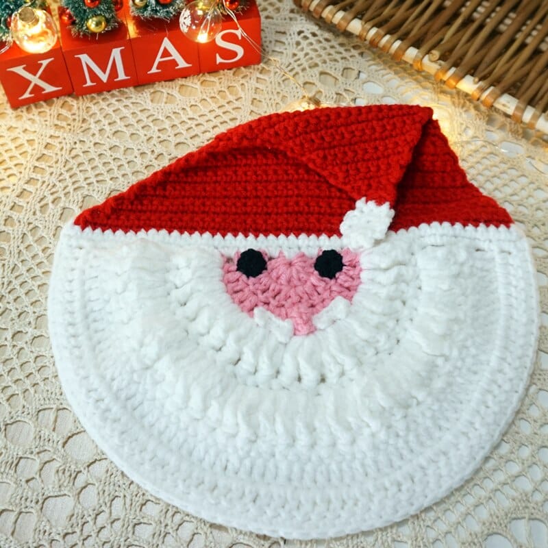 Handmade Crochet Christmas Coasters