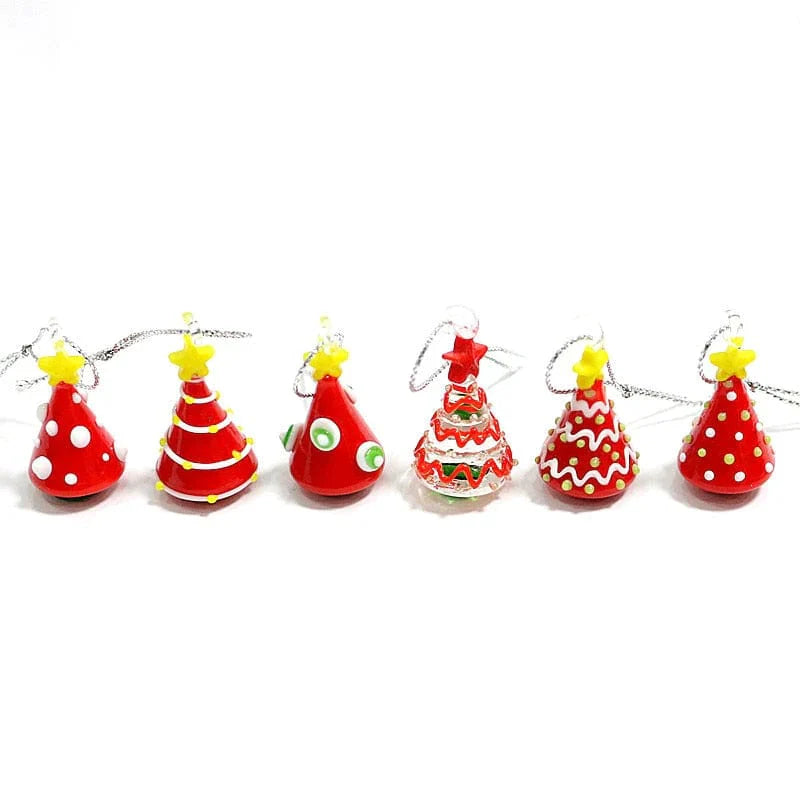 Handmade Glass Christmas Tree Decor