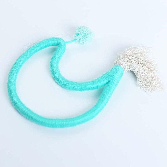 Handmade Moon Ornament with Tassels