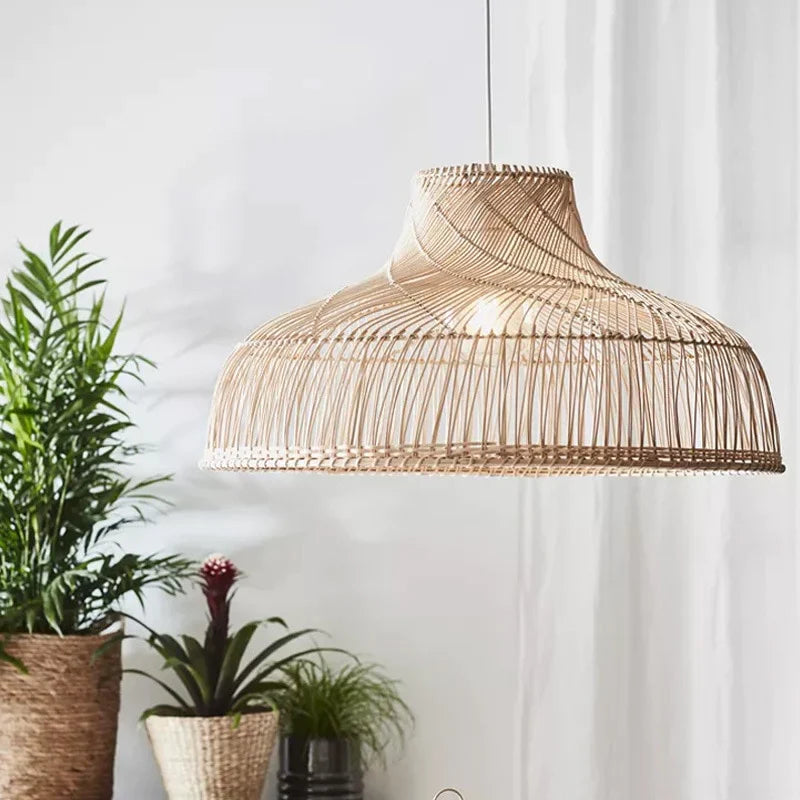 Handmade Rattan Woven Lampshade