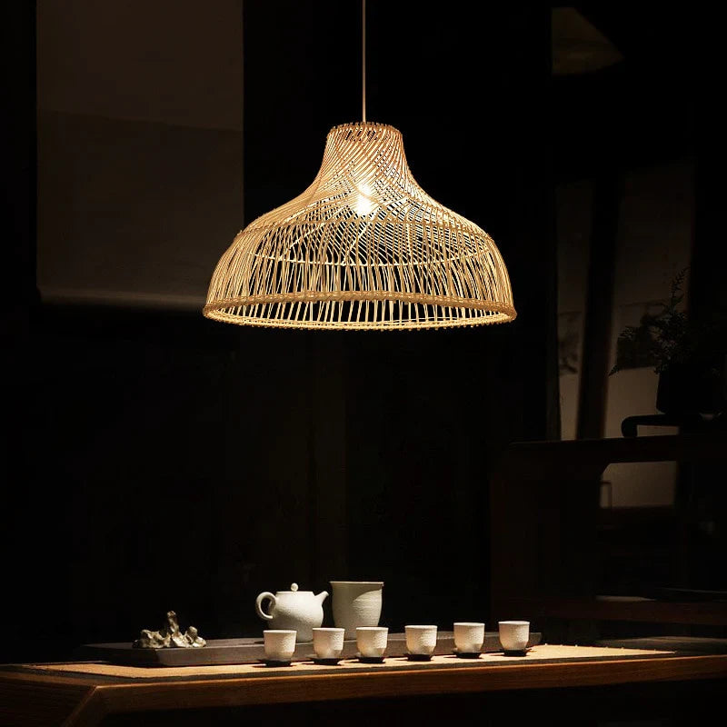 Handmade Rattan Woven Lampshade