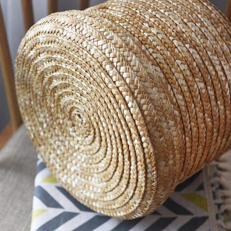 Handmade Straw Woven Caddy