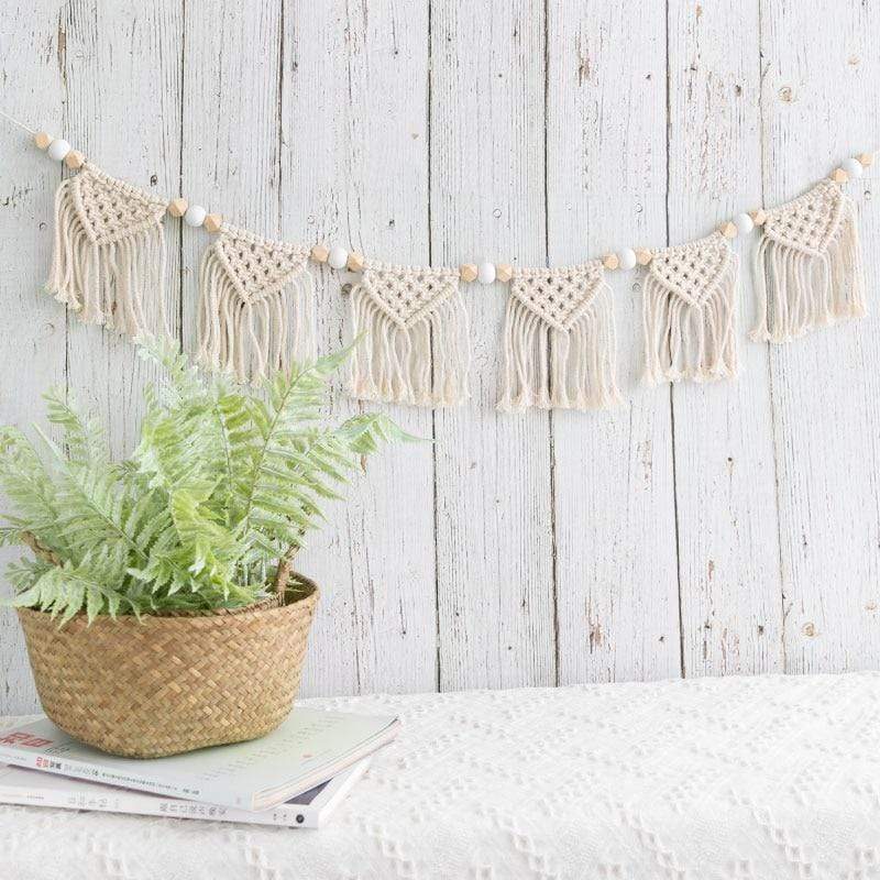 Handmade Weaving Flag Macrame