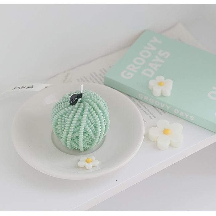 Handmade Wool Ball Candles