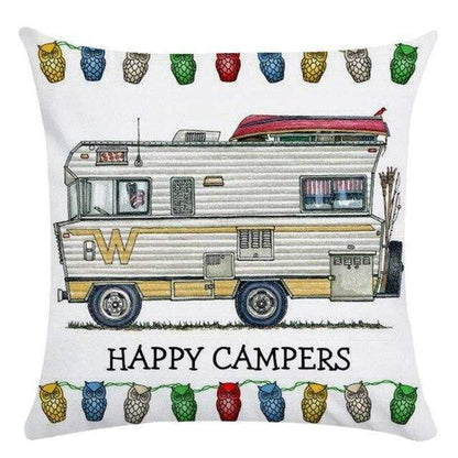 Happy Campers Cushion Covers