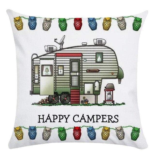 Happy Campers Cushion Covers