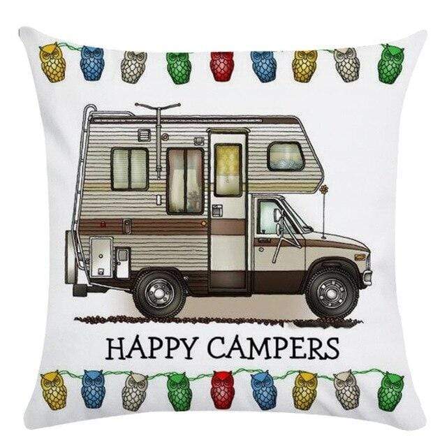 Happy Campers Cushion Covers