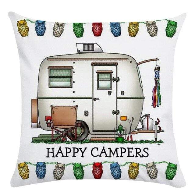 Happy Campers Cushion Covers