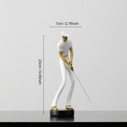 Golfer Decorative Figurine