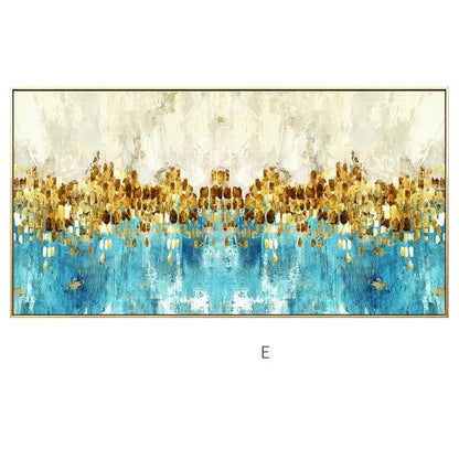 Golden Coins Tree Wall Canvas Art