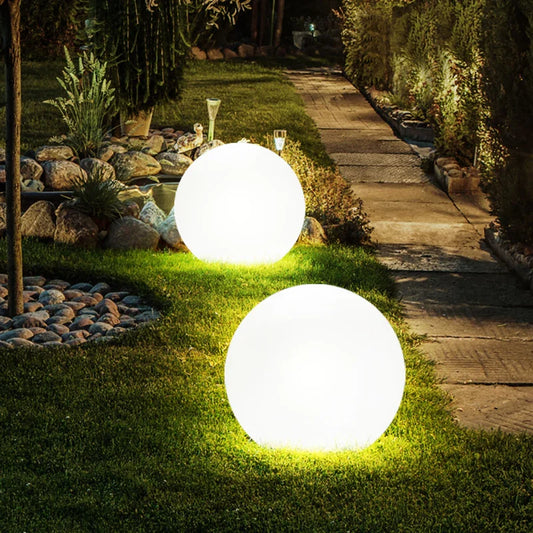 Boule lumineuse LED d'extérieur