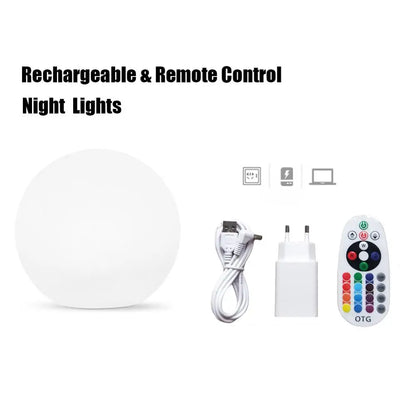 Boule lumineuse LED d'extérieur