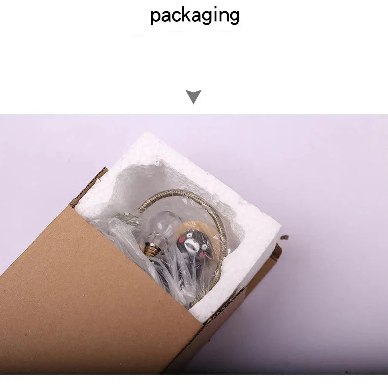 Mini lampe de nuit LED en résine en forme de chat