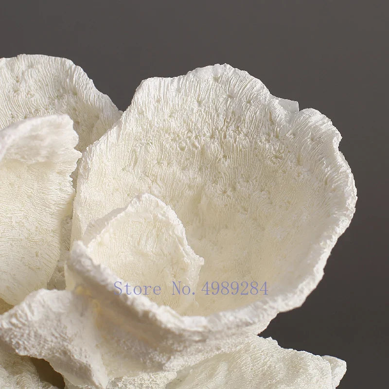 Artificial Coral Sculpture with Marble Base
