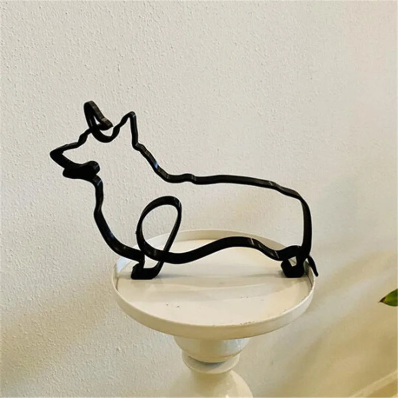 Decorative Metal Animal Sculpture