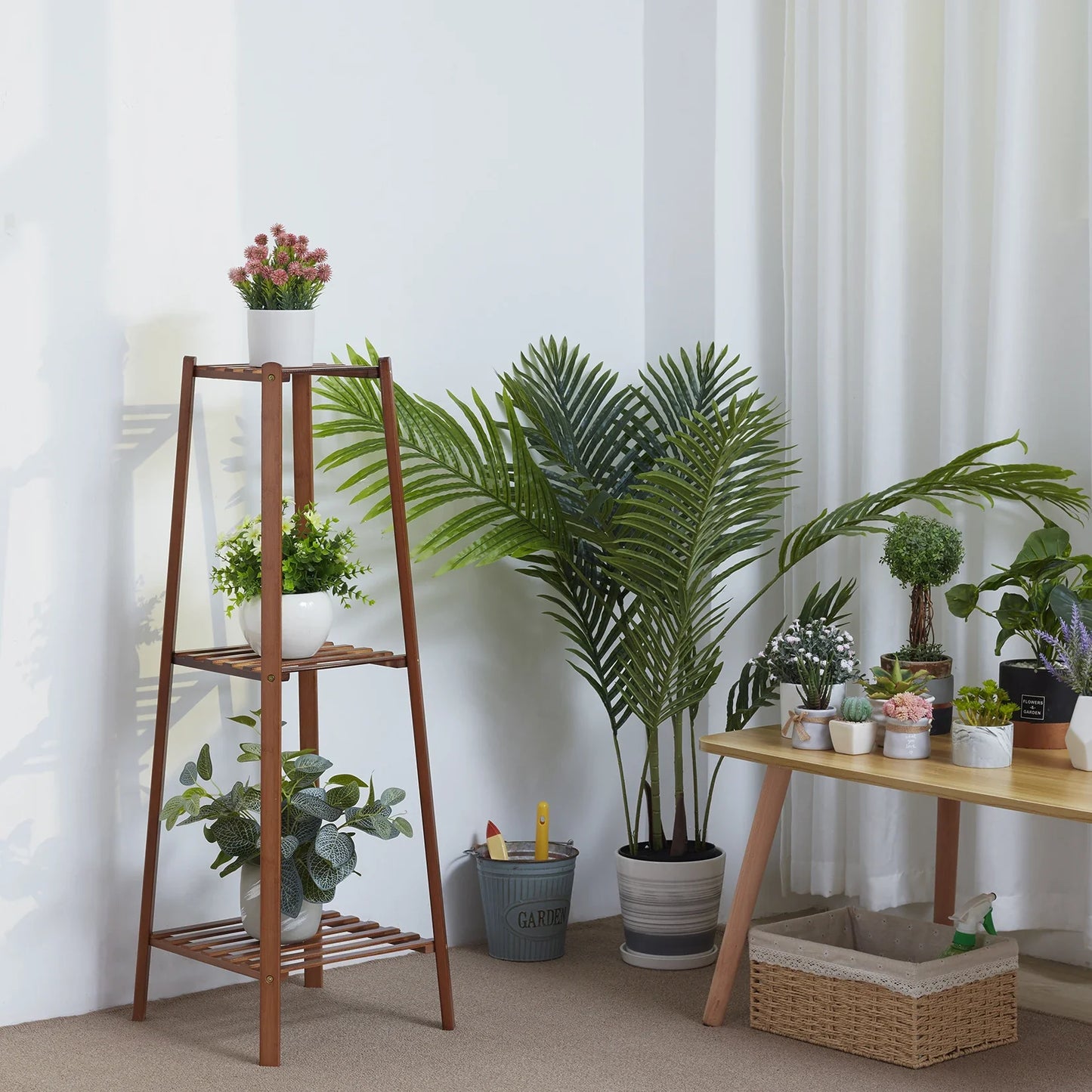 Flora Nest Bamboo Plant Stand