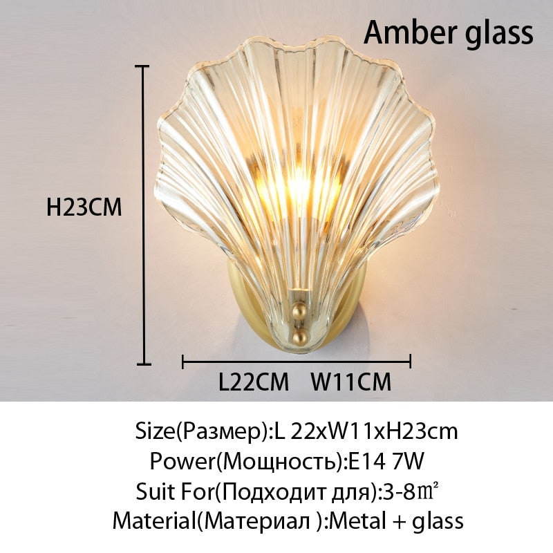 Modern Shell Wall Lamp