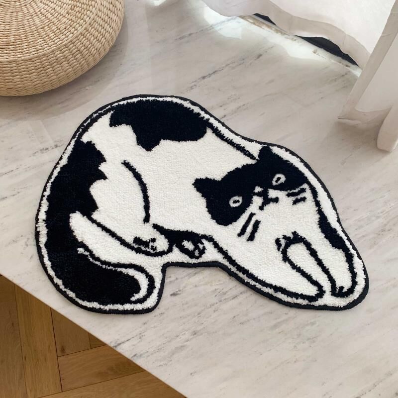 Cat Shaped Floor Mat