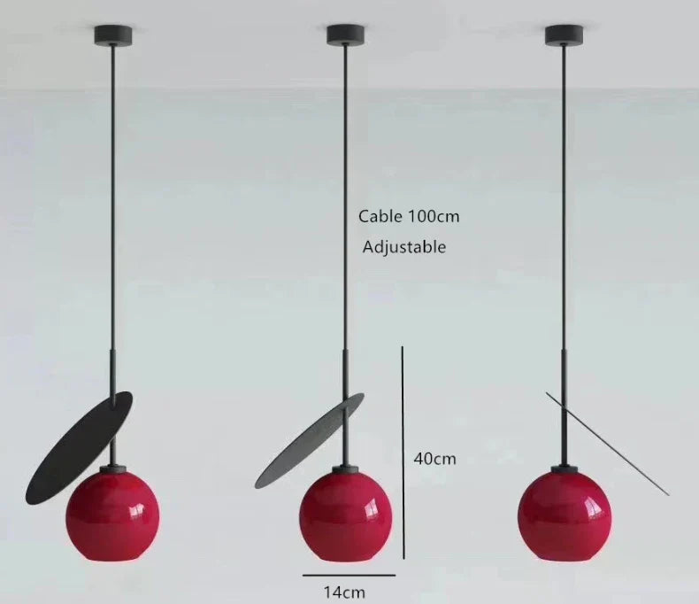 Suspension LED Cerise