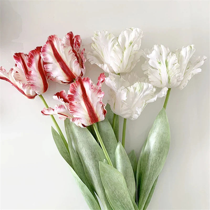 Artificial Parrot Tulip Branch Flower