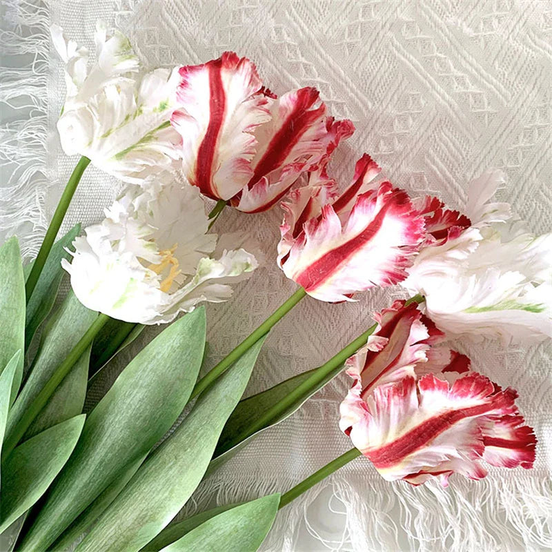 Artificial Parrot Tulip Branch Flower